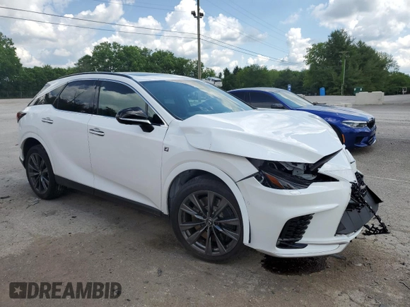 2024 Lexus RX with VIN 2T2BAMCA6RC051373, listed as a Copart auction lot 54823424 with 3,338 mi miles and Salvage Title. Bid and sale history available at carsss.com. Image 4.