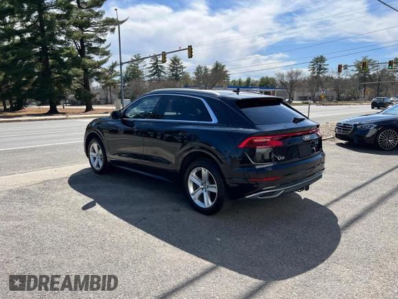 2019 Audi Q8 Premium with VIN WA1AVAF17KD016018, listed as a Copart auction lot 53399285 with 109,846 mi miles and Clean Title. Bid and sale history available at carsss.com. Image 3.