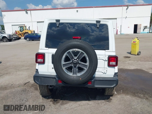 2020 Jeep Wrangler Unlimited Sahara with VIN 1C4HJXEN2LW109428, listed as a IAAI auction lot 42296943 with 155,766 mi miles and . Bid and sale history available at DreamBid. Image 16.