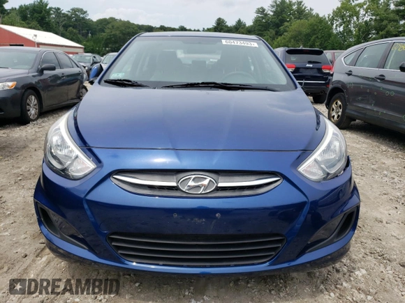 2016 Hyundai Accent SE with VIN KMHCT4AE6GU011184, listed as a Copart auction lot 60473493 with 80,848 mi miles. Bid and sale history available at carsss.com. Image 5.