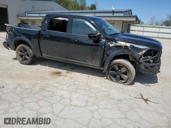 2019 Ram 1500 Warlock z VIN 1C6RR7LT1KS714908, wystawiony jako Copart lot #53509495 z przebiegiem 91 745 mil mil oraz Szkoda całkowita • Salvage title. Historia ofert i sprzedaży dostępna na DreamBid. Obrazek 4.