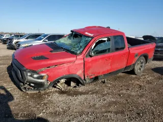 2019 Ram 1500 Rebel with VIN 1C6RRFEG7KN820174, listed as a Copart auction lot 45322545 with 169,813 mi miles and Salvage Title. Bid and sale history available at carsss.com. Image 1.