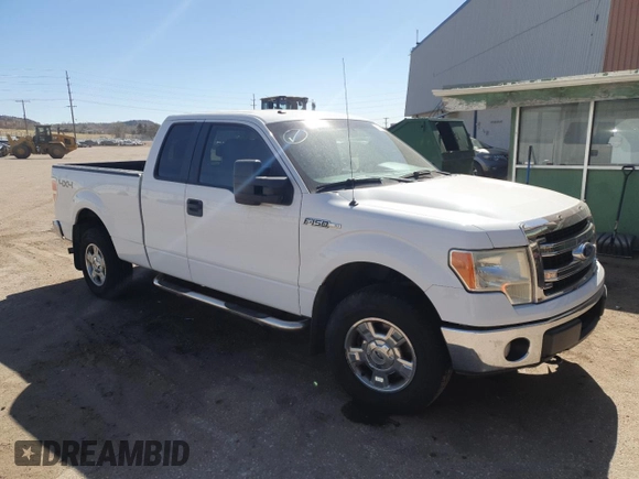 2014 Ford F-150 XL with VIN 1FTFX1EF7EFB88139, listed as a Copart auction lot 47197025 with 170,819 mi miles and Salvage title. Bid and sale history available at DreamBid. Image 4.