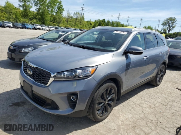 2020 Kia Sorento EX V6 with VIN 5XYPH4A51LG705848, listed as a Copart auction lot 51416754 with 45,666 mi miles and Salvage Title. Bid and sale history available at carsss.com. Image 1.