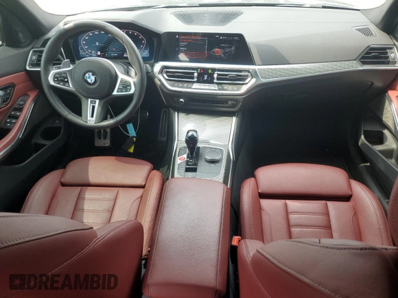 2022 BMW 3 Series M340i xDrive with VIN WBA5U9C07NFM06921, listed as a Copart auction lot 64725683 with 16,994 mi miles and . Bid and sale history available at DreamBid. Image 8.