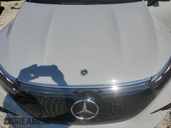 2023 Mercedes-Benz EQS with VIN 4JGDM2DB7PA022302, listed as a Copart auction lot 71347814 with 13,297 mi miles and Salvage Title. Bid and sale history available at carsss.com. Image 12.