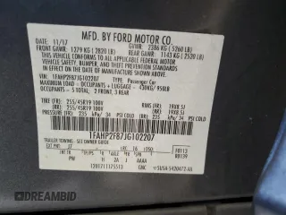 2018 Ford Taurus Limited z VIN 1FAHP2F87JG102207, wystawiony jako Copart lot #55647675 z przebiegiem 122 527 mil mil oraz Szkoda całkowita • Salvage title. Historia ofert i sprzedaży dostępna na DreamBid. Obrazek 12.