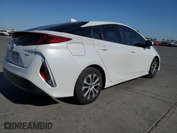 2021 Toyota Prius LE with VIN JTDKAMFP6M3191509, listed as a Copart auction lot 60153785 with 112,625 mi miles and Salvage title. Bid and sale history available at DreamBid. Image 3.