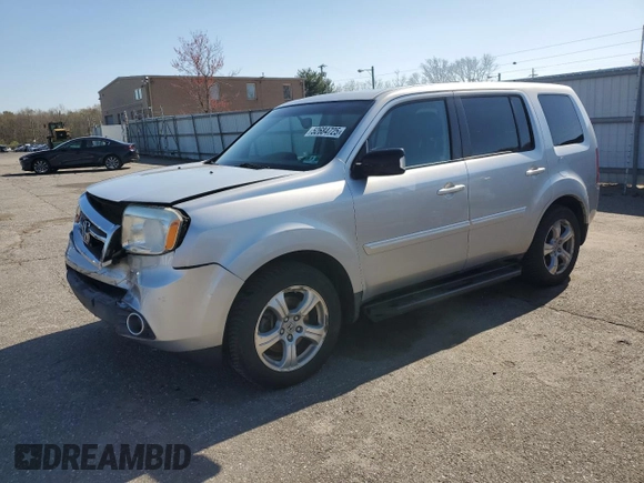2012 Honda Pilot EX-L with VIN 5FNYF4H51CB064188, listed as a Copart auction lot 52684725 with 113,364 mi miles and Salvage Title. Bid and sale history available at DreamBid. Image 1.