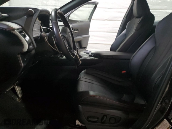 2020 Lexus UX 250h F Sport with VIN JTHR9JBHXL2025565, listed as a Copart auction lot 48895135 with 48,393 mi miles and Salvage title. Bid and sale history available at DreamBid. Image 7.