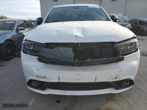 2017 Dodge Durango R/T with VIN 1C4SDHCT2HC953739, listed as a Copart auction lot 43853815 with 89,713 mi miles and Salvage Title. Bid and sale history available at carsss.com. Image 5.