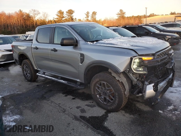 2024 Ford Ranger XLT with VIN 1FTER4HH2RLE21534, listed as a Copart auction lot 85440294 with 7,989 mi miles and Salvage Title. Bid and sale history available at carsss.com. Image 4.