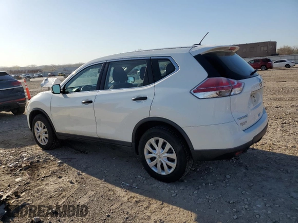 2016 Nissan Rogue S with VIN KNMAT2MV6GP689363, listed as a Copart auction lot 52176745 with 68,492 mi miles and Salvage Title. Bid and sale history available at DreamBid. Image 2.