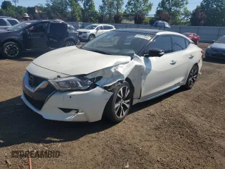 2017 Nissan Maxima Platinum with VIN 1N4AA6AP8HC409962, listed as a Copart auction lot 62311995 with 149,698 mi miles and Salvage title. Bid and sale history available at DreamBid. Image 1.