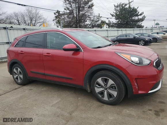 2018 Kia Niro LX with VIN KNDCB3LC3J5176186, listed as a Copart auction lot 48401875 with 42,430 mi miles and Salvage Title. Bid and sale history available at carsss.com. Image 4.