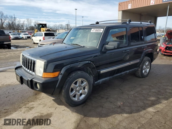 2006 Jeep Commander Limited with VIN 1J8HH58N26C165721, listed as a Copart auction lot 47186055 with 132,372 mi miles and Clean title. Bid and sale history available at DreamBid. Image 1.