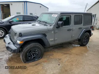 2018 Jeep Wrangler Unlimited Sport z VIN 1C4HJXDN5JW229707, wystawiony jako Copart lot #57170675 z przebiegiem 87 215 mil mil oraz Czysty tytuł • Clean title. Historia ofert i sprzedaży dostępna na DreamBid. Obrazek 1.