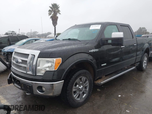 2012 Ford F-150 XL with VIN 1FTFW1ET4CKE34707, listed as a IAAI auction lot 41734865 with 193,275 mi miles. Bid and sale history available at carsss.com. Image 17.