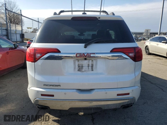 2017 GMC Acadia Denali with VIN 1GKKNPLS4HZ233567, listed as a Copart auction lot 48017195 with 113,623 mi miles and Salvage Title. Bid and sale history available at DreamBid. Image 6.