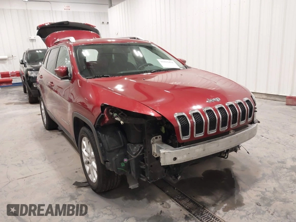2015 Jeep Cherokee Latitude with VIN 1C4PJLCB6FW616477, listed as a IAAI auction lot 41812431 with 131,234 mi miles. Bid and sale history available at carsss.com. Image 6.