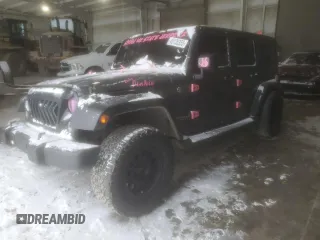 2016 Jeep Wrangler Unlimited Rubicon with VIN 1C4HJWFGXGL211657, listed as a Copart auction lot 45135355 with 97,046 mi miles and Salvage title. Bid and sale history available at DreamBid. Image 1.