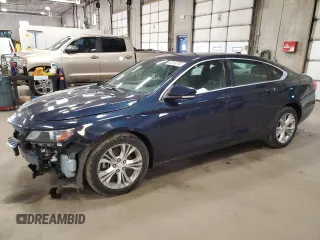 2015 Chevrolet Impala LT with VIN 2G1125S38F9215734, listed as a Copart auction lot 53159755 with 81,106 mi miles and Salvage Title. Bid and sale history available at carsss.com. Image 1.
