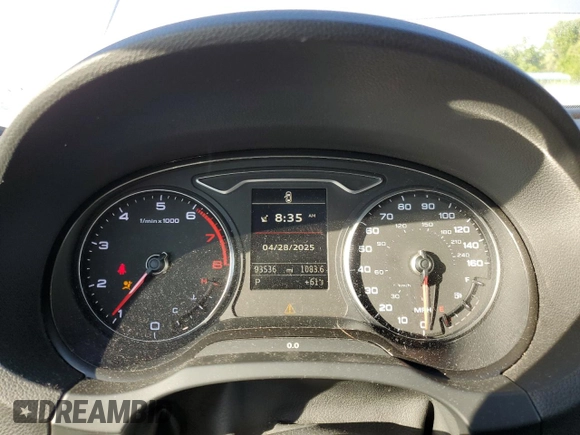 2015 Audi A3 Premium Plus z VIN WAUEFGFF5F1118893, wystawiony jako Copart lot #54333645 z przebiegiem 93 536 mil mil oraz Szkoda całkowita • Salvage title. Historia ofert i sprzedaży dostępna na DreamBid. Obrazek 9.