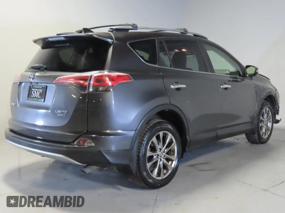 2017 Toyota RAV4 Limited with VIN JTMDFREV5HJ715015, listed as a Copart auction lot 42797735 with 42,307 mi miles and Salvage Title. Bid and sale history available at carsss.com. Image 3.