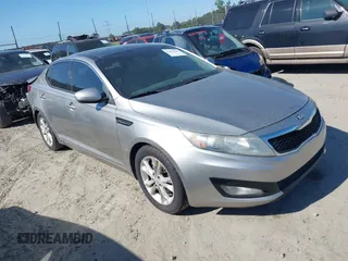 2013 Kia Optima EX with VIN 5XXGN4A75DG214845, listed as a IAAI auction lot 42026630 with 161,476 mi miles. Bid and sale history available at carsss.com. Image 1.