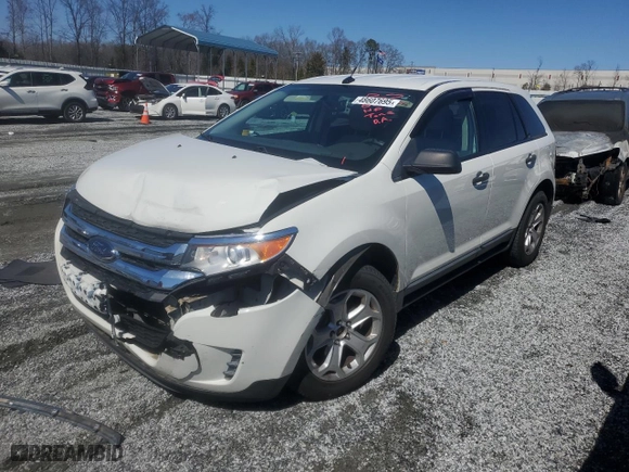 2013 Ford Edge SE with VIN 2FMDK3G96DBC22625, listed as a Copart auction lot 48607695 with 76,688 mi miles and Salvage Title. Bid and sale history available at carsss.com. Image 1.
