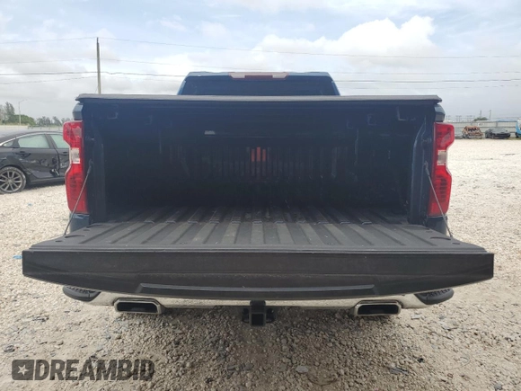 2021 Chevrolet Silverado 1500 LT with VIN 3GCUYDET2MG286536, listed as a Copart auction lot 79515474 with 53,626 mi miles and Salvage Title. Bid and sale history available at carsss.com. Image 6.