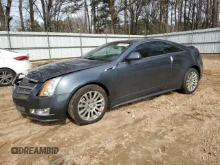 2011 Cadillac CTS Coupe Performance with VIN 1G6DL1ED0B0114922, listed as a Copart auction lot 43158625 with 97,990 mi miles and Salvage Title. Bid and sale history available at carsss.com. Image 1.