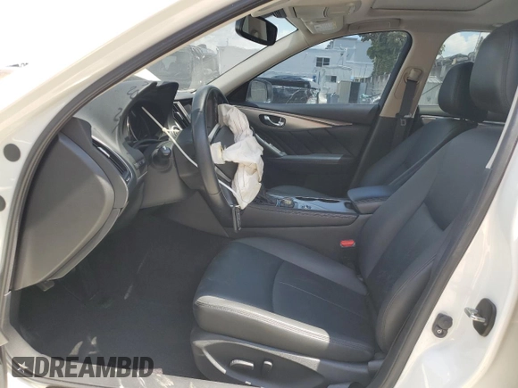 2020 Infiniti Q50 Luxe with VIN JN1EV7AP3LM206117, listed as a Copart auction lot 58060395 with 40,534 mi miles and Non repairable. Bid and sale history available at DreamBid. Image 7.