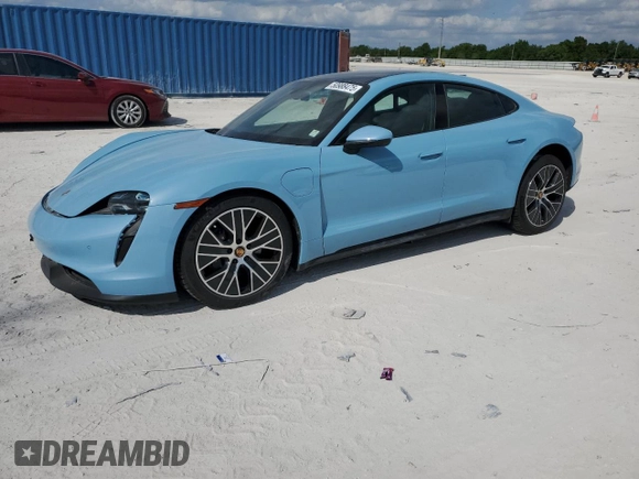 2024 Porsche Taycan z VIN WP0AA2Y17RSA10720, wystawiony jako Copart lot #50988475 z przebiegiem 2 836 mil mil oraz Szkoda całkowita • Salvage title. Historia ofert i sprzedaży dostępna na DreamBid. Obrazek 1.