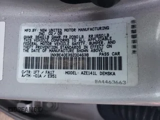 2009 Toyota Corolla XRS with VIN 1NXBE40E39Z004638, listed as a Copart auction lot 85931084 with 205,424 mi miles and Salvage Title. Bid and sale history available at carsss.com. Image 12.
