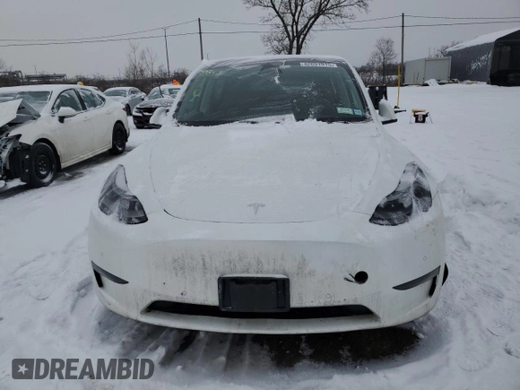 2022 Tesla Model Y Performance with VIN 7SAYGDEF4NF378191, listed as a Copart auction lot 42691915 with Not Provided miles and Salvage Title. Bid and sale history available at DreamBid. Image 5.