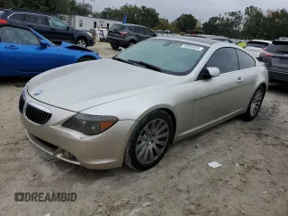 2004 BMW 6 Series 645Ci with VIN WBAEH73434B189062, listed as a Copart auction lot 83953034 with 122,862 mi miles and Salvage Title. Bid and sale history available at carsss.com. Image 1.