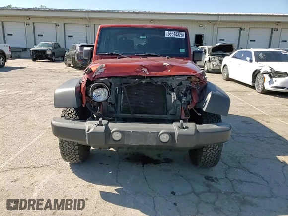 2014 Jeep Wrangler Rubicon with VIN 1C4BJWCG9EL285532, listed as a Copart auction lot 56548325 with 100,032 mi miles and Salvage title. Bid and sale history available at DreamBid. Image 14.