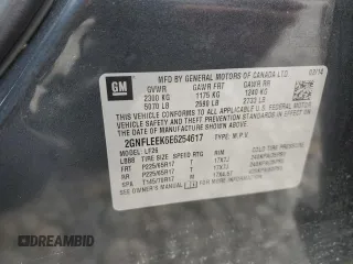 2014 Chevrolet Equinox LS with VIN 2GNFLEEK6E6254617, listed as a Copart auction lot 51864545 with 187,732 mi miles and Clean Title. Bid and sale history available at carsss.com. Image 13.