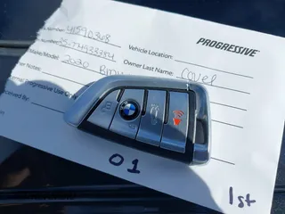 2020 BMW 5 Series M550i xDrive with VIN WBAJS7C00LCD91804, listed as a IAAI auction lot 41590368 with Not provided miles and . Bid and sale history available at DreamBid. Image 11.