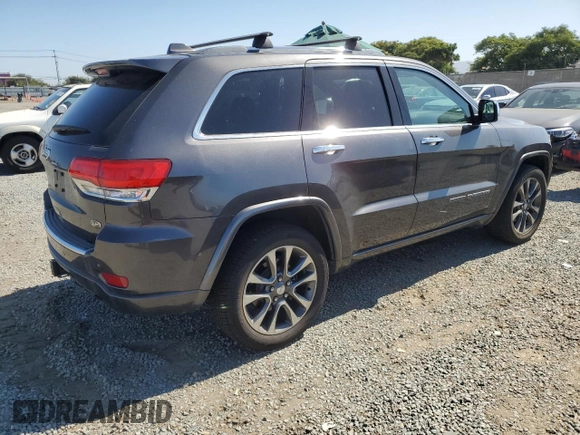2017 Jeep Grand Cherokee Overland with VIN 1C4RJFCG3HC772695, listed as a Copart auction lot 64071635 with 90,710 mi miles and Clean title. Bid and sale history available at DreamBid. Image 3.