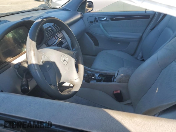 2002 Mercedes-Benz C 230/260/280/320 with VIN WDBRF64J82F278557, listed as a Copart auction lot 45290925 with Not Provided miles and Salvage Title. Bid and sale history available at DreamBid. Image 7.