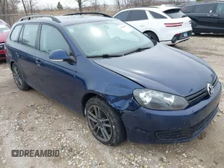 2012 Volkswagen Jetta SportWagen SE with VIN 3VWPP7AJ8CM632141, listed as a IAAI auction lot 41956805 with 119,466 mi miles. Bid and sale history available at carsss.com. Image 1.