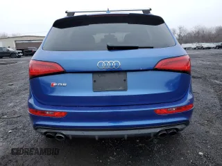 2016 Audi SQ5 Premium Plus with VIN WA1CCAFP5GA022010, listed as a Copart auction lot 83591864 with 93,026 mi miles and Salvage Title. Bid and sale history available at carsss.com. Image 6.