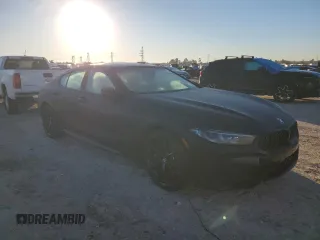 2024 BMW 8 Series 840i with VIN WBAGV2C03RCN18605, listed as a Copart auction lot 81984784 with 0 mi miles and Salvage Title. Bid and sale history available at carsss.com. Image 4.