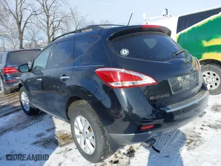 2011 Nissan Murano SV with VIN JN8AZ1MW0BW185573, listed as a IAAI auction lot 41565939 with 162,000 mi miles. Bid and sale history available at carsss.com. Image 3.