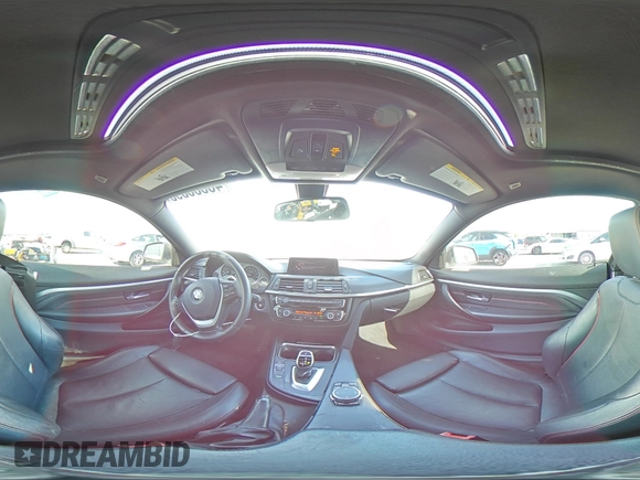 2015 BMW 4 Series 428i with VIN WBA3N3C53FK234442, listed as a Copart auction lot 46535395 with 100,351 mi miles and Salvage Title. Bid and sale history available at DreamBid. Image 13.