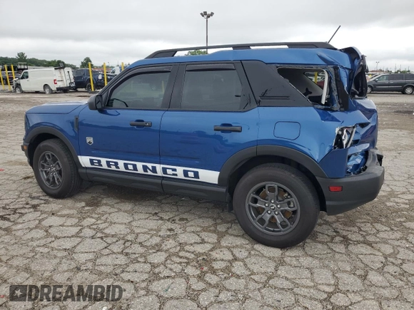 2023 Ford Bronco Sport Big Bend z VIN 3FMCR9B64PRE37725, wystawiony jako Copart lot #63499955 z przebiegiem 21 530 mil mil oraz Szkoda całkowita • Salvage title. Historia ofert i sprzedaży dostępna na DreamBid. Obrazek 2.