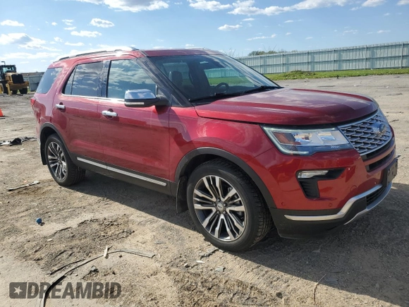 2019 Ford Explorer Platinum z VIN 1FM5K8HT6KGA95344, wystawiony jako Copart lot #55697795 z przebiegiem 64 948 mil mil oraz Czysty tytuł • Clean title. Historia ofert i sprzedaży dostępna na DreamBid. Obrazek 4.
