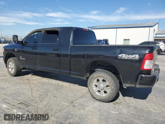 2022 Ram 2500 Big Horn with VIN 3C6UR5ML6NG124907, listed as a Copart auction lot 78940834 with Not provided miles and Salvage title. Bid and sale history available at DreamBid. Image 2.